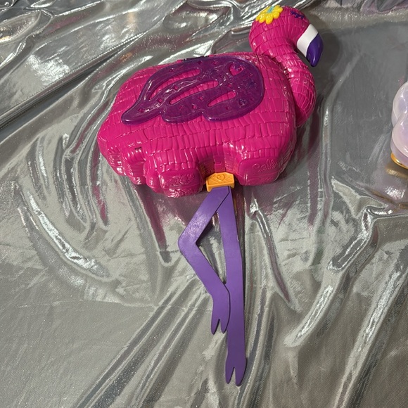 Polly pocket something sweet cupcake, rainbow unicorn salon and flamingo party - Picture 8 of 11